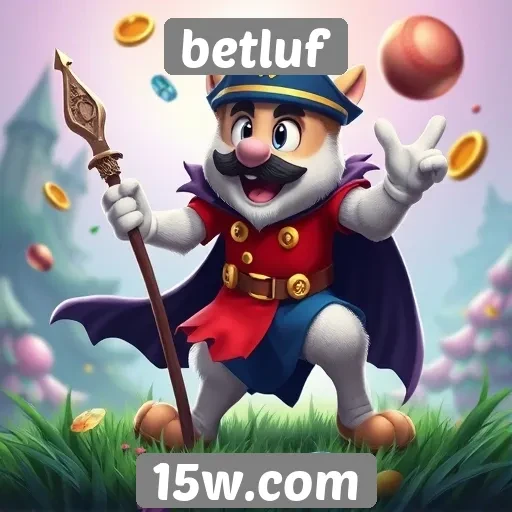 Variedade de jogos disponíveis na plataforma betluf